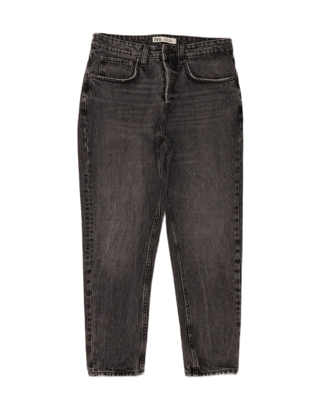 Zara Herren Slim Jeans EU 38 Small W30 L26 Graue Baumwolle