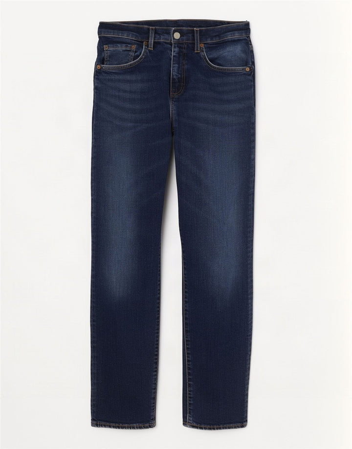 Levi's Herren Straight Jeans W31 L30 Marineblaue Baumwolle