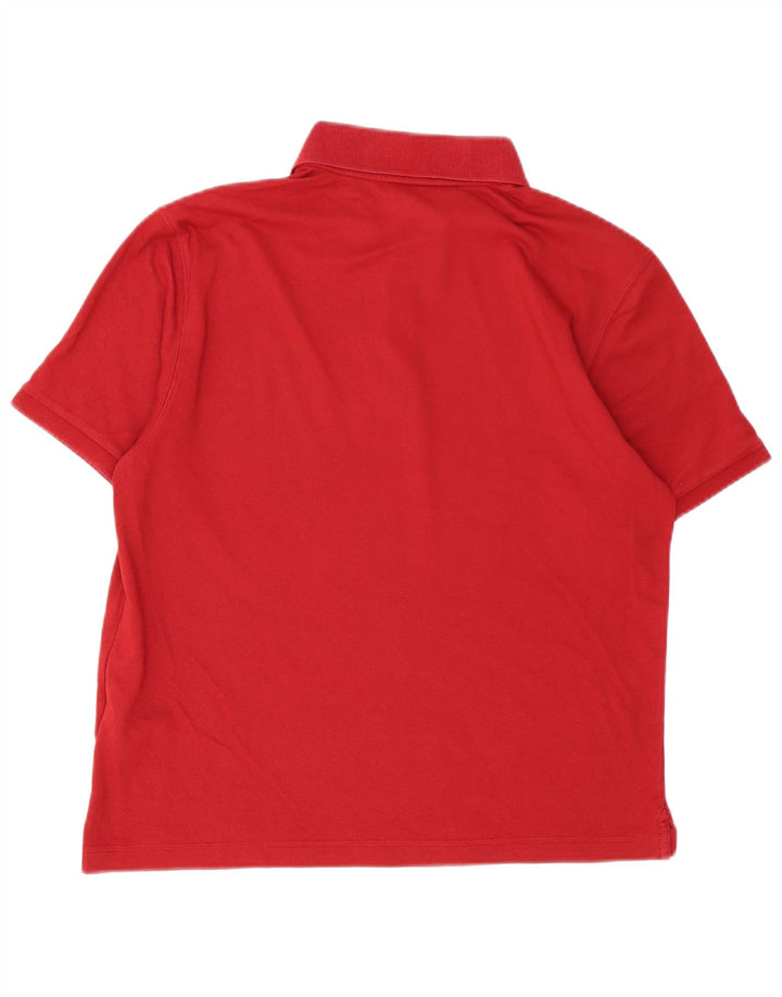Champion Herren-Poloshirt aus mittelroter Baumwolle