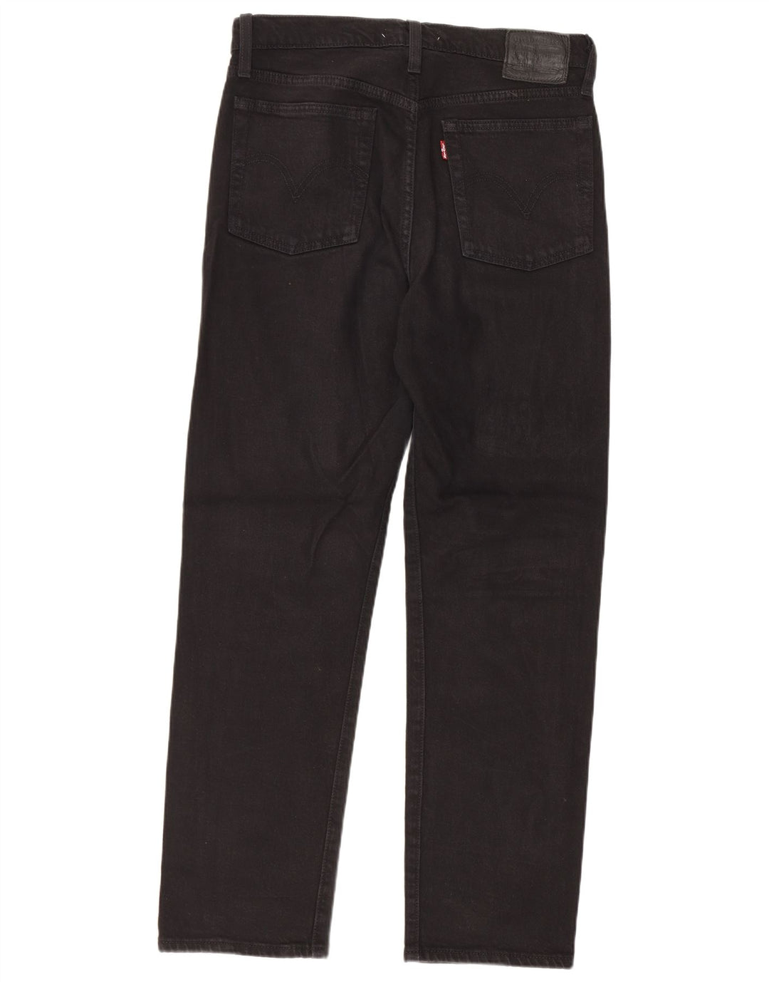 Levi's Damen Wedgie Straight Jeans W26 L28 Schwarze Baumwolle