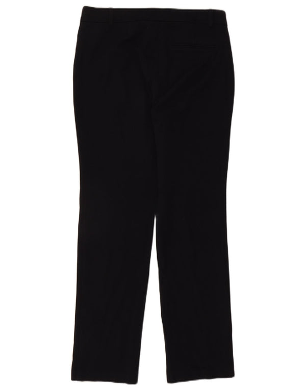 Marks & Spencer Damen Gerade Freizeithose UK 12 Medium W30 L30 Schwarz