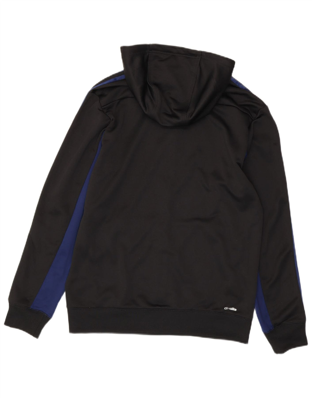 ADIDAS Herren Climalite Zip Hoodie Pullover Mittelschwarz Farbblock