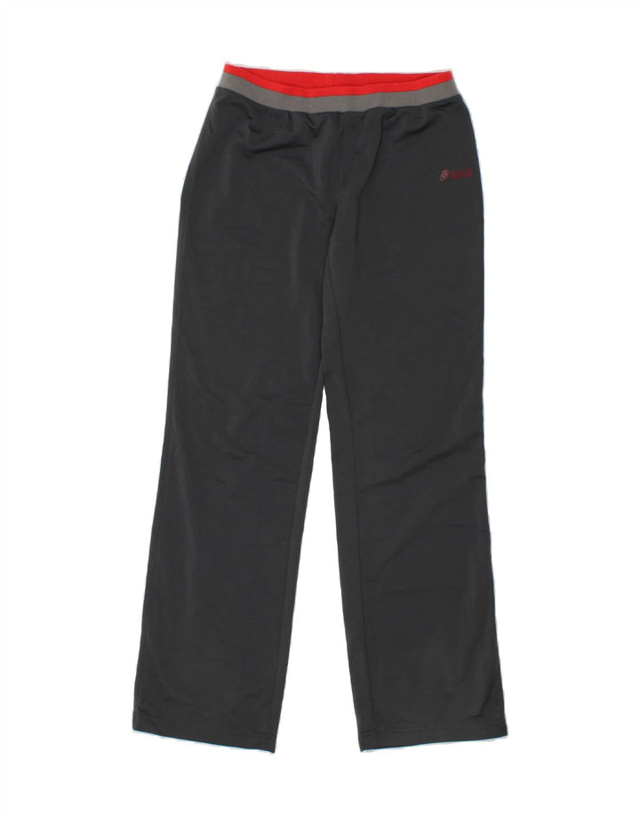 ASICS Mens Tracksuit Trousers Small  Grey Polyester Vintage Asics and Second-Hand Asics from Messina Hembry 