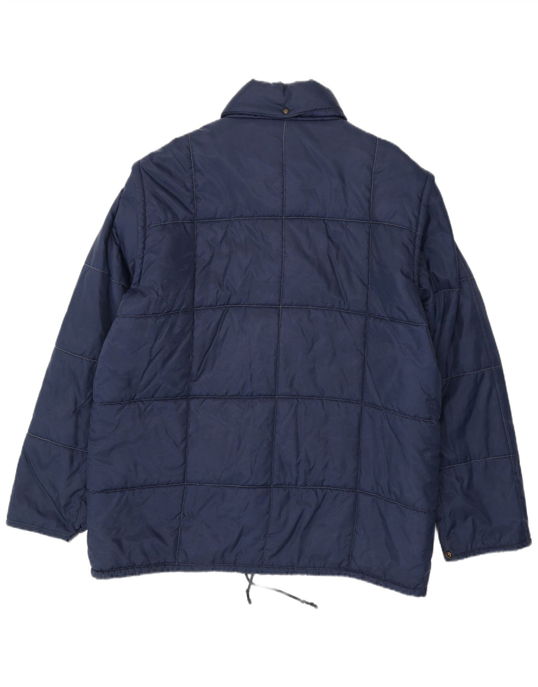 Vintage Herren Wattierte Jacke UK 42 XL Marineblau