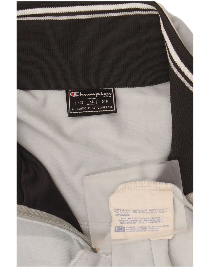 CHAMPION Herren-Trainingsanzugoberteil, XL, grau, Polyester