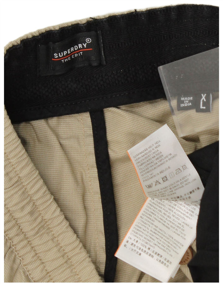 Superdry Herren Chinoshorts XL W38 Beige Baumwolle