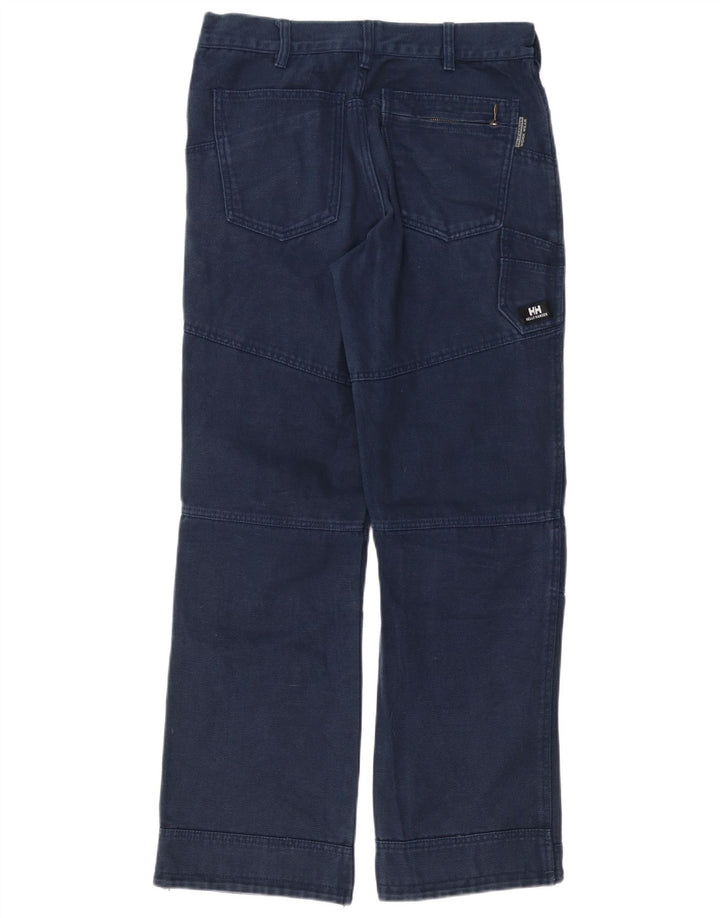 Helly Hansen Mens Straight Cargo Trousers IT 46 Small W32 L31 Navy Blue