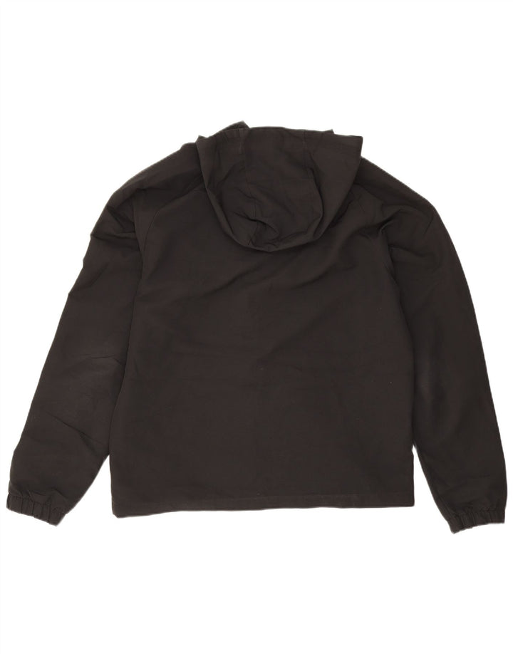 Nike Herren-Trainingsanzug-Oberteil mit Kapuze, mittleres schwarzes Polyester