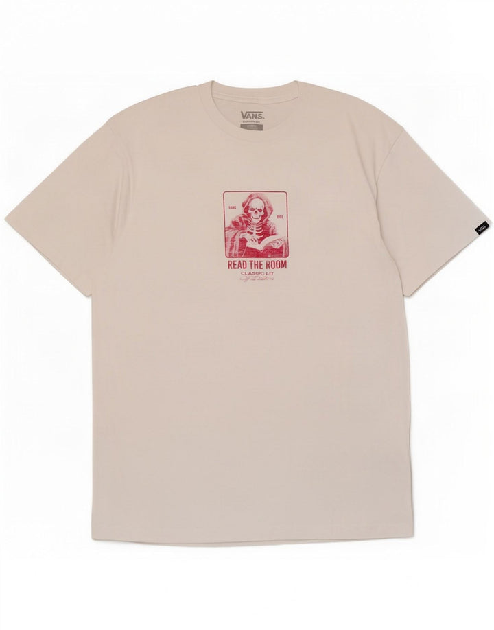 Vans Herren-T-Shirt mit klassischer Passform und Grafik, mittelweiße Baumwolle