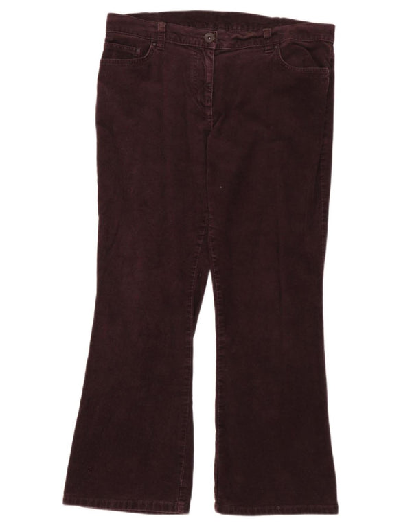 Marks & Spencer Damen Cordhose UK 14 Large W32 L26 Burgund