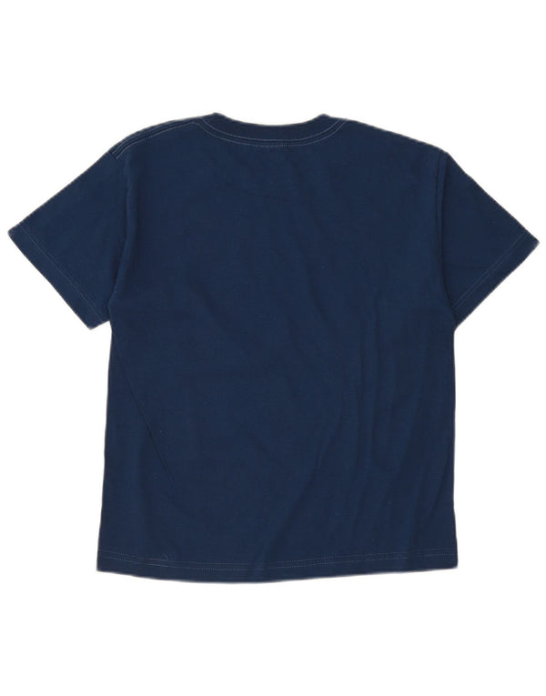 Hard Rock Cafe Damen Miami Graphic T-Shirt Top UK 12 Medium Marineblau