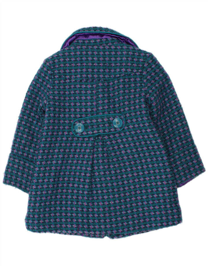 Ted Baker Mädchenmantel, 3–4 Jahre, blaues Acryl