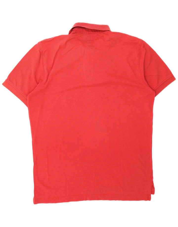 TOMMY HILFIGER Mens Polo Shirt XL Red