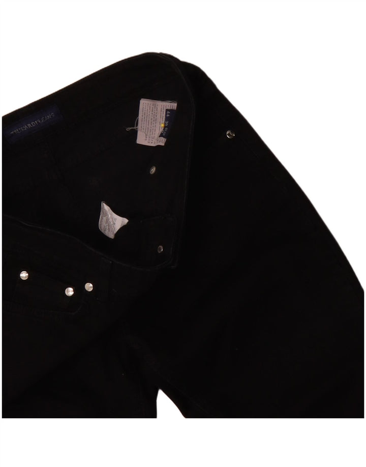 Trussardi Slim-Jeans für Damen, W28, L28, schwarze Baumwolle