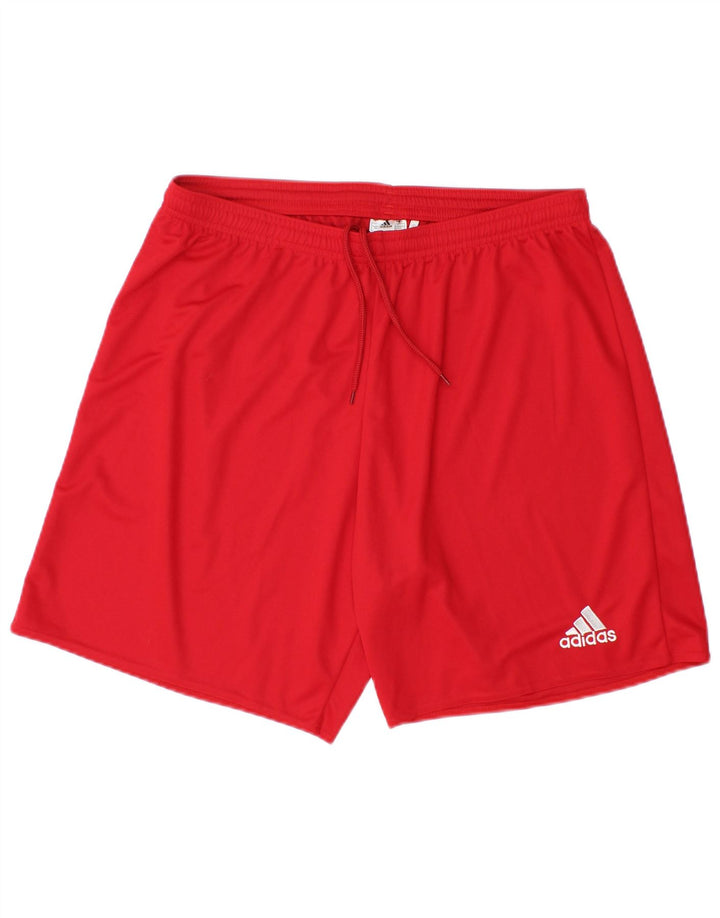 Adidas Herren Climalite Sport Shorts Großes rotes Polyester