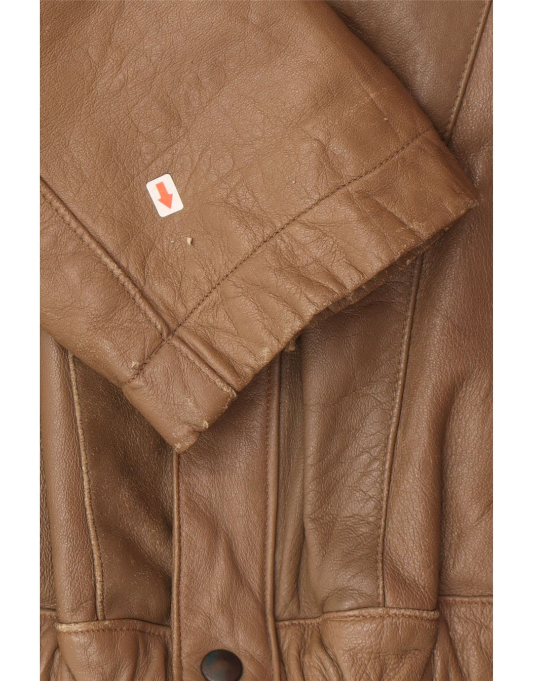 Vintage Herren Lederjacke UK 38 Mittelbraun