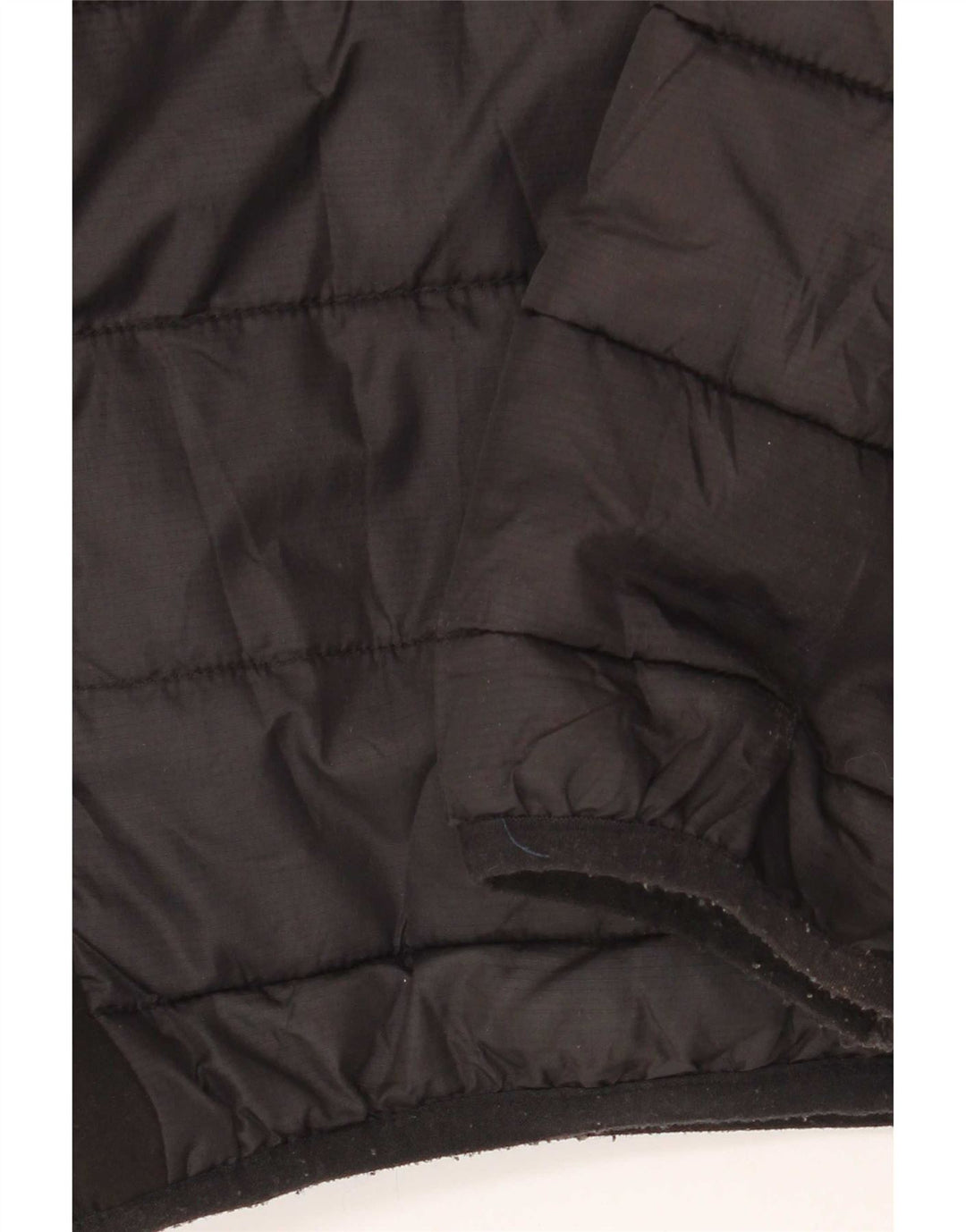 Ellesse Herren-Jacke mit Kapuze, gepolstert, Größe S, UK 36, aus schwarzem Nylon