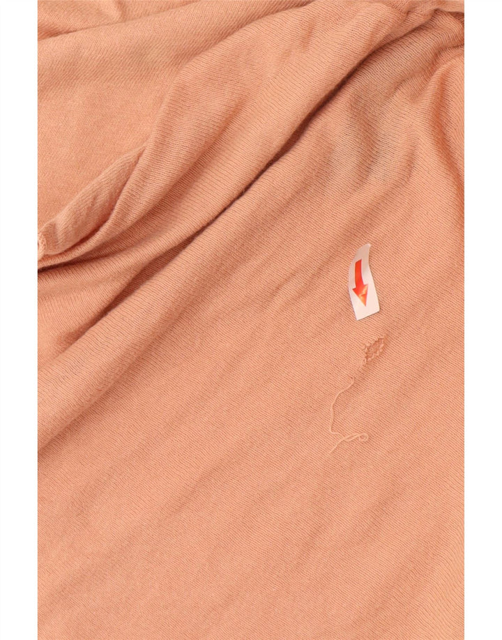 Zara Damen Asymmetrisches Kleid UK 14 Mittelorange