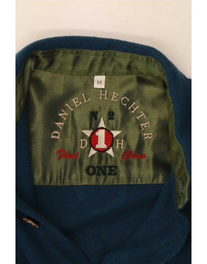 Daniel Hechter Herrenhemd Medium Türkis Wolle