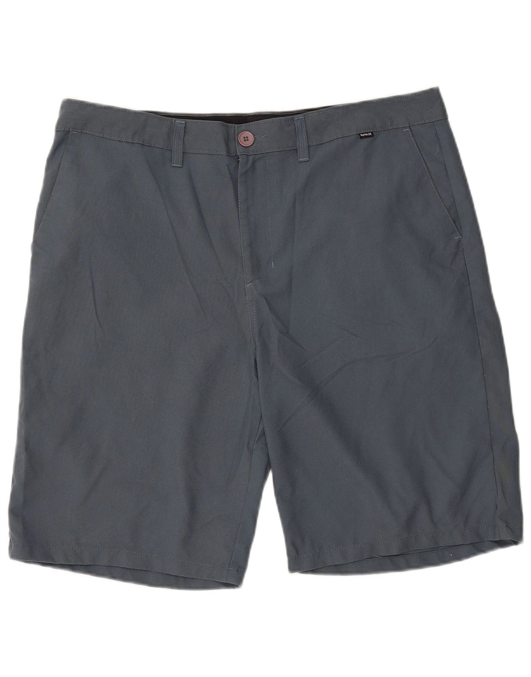 HURLEY Herren-Chino-Shorts W36, groß, blaues Viskose