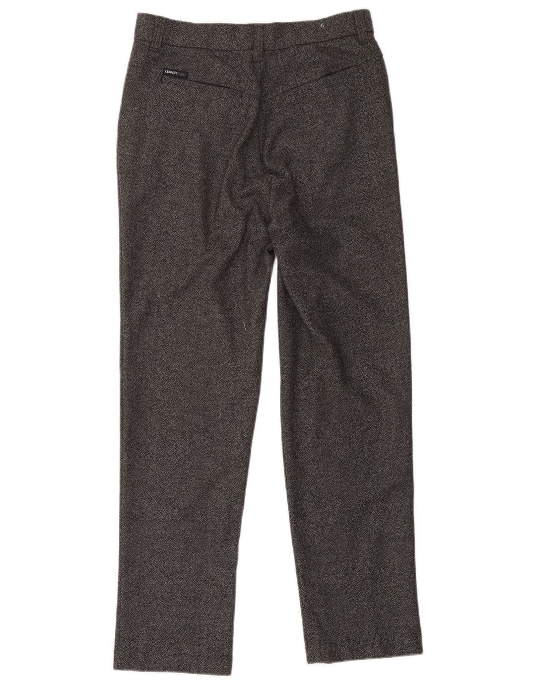 Cerruti Damen-Anzughose, gerade, W32, L32, graue Wolle