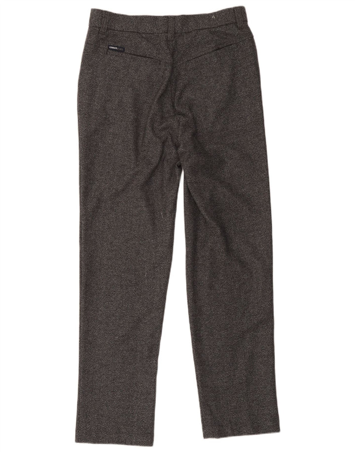 Cerruti Damen-Anzughose, gerade, W32, L32, graue Wolle