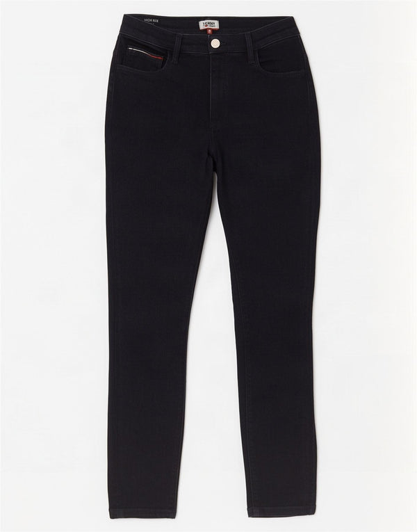 Tommy Hilfiger Damen High Rise Skinny Jeans W30 L30 Marineblau Baumwolle