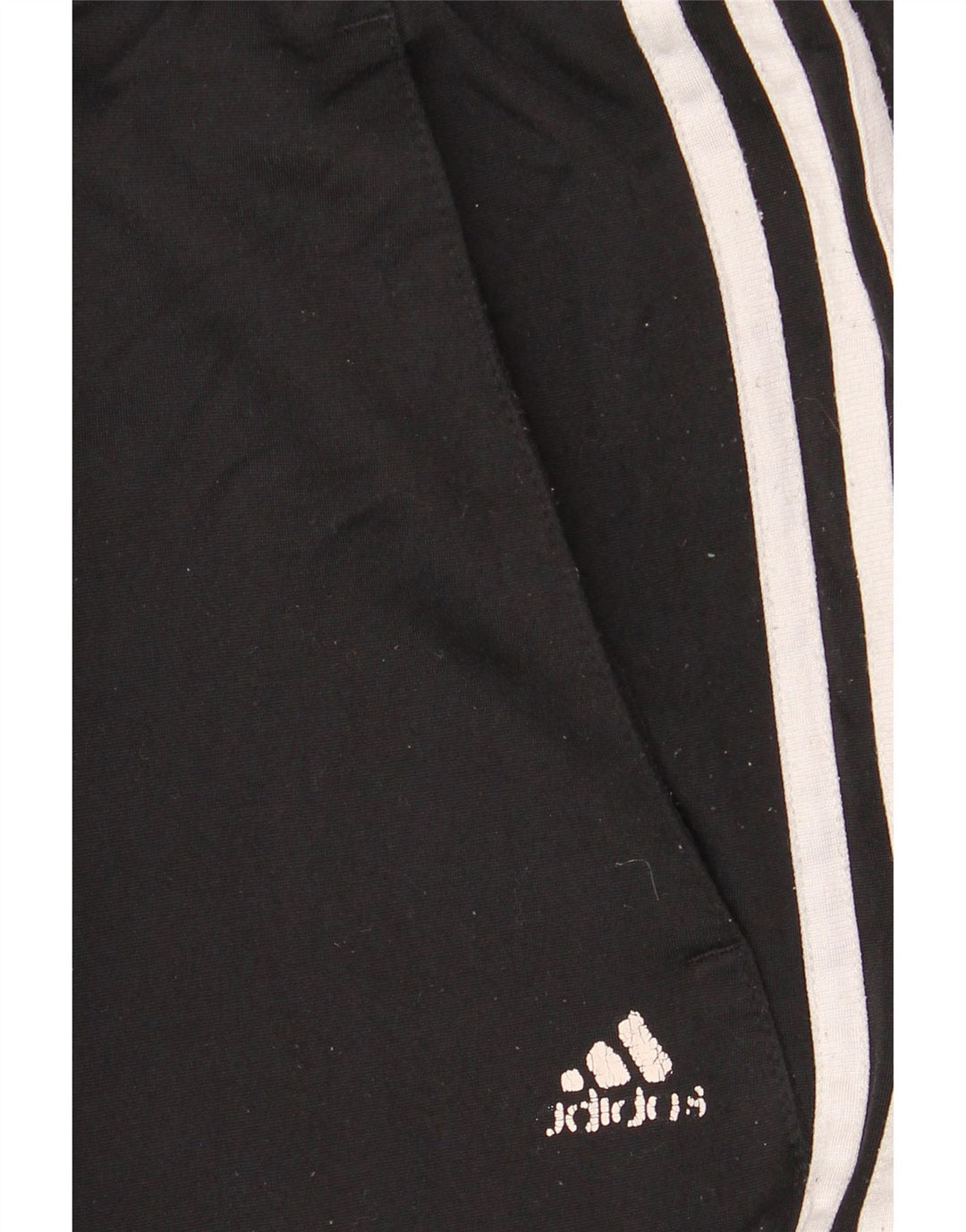 Adidas Herren Trainingshose UK 36/38 Small Schwarz Polyester
