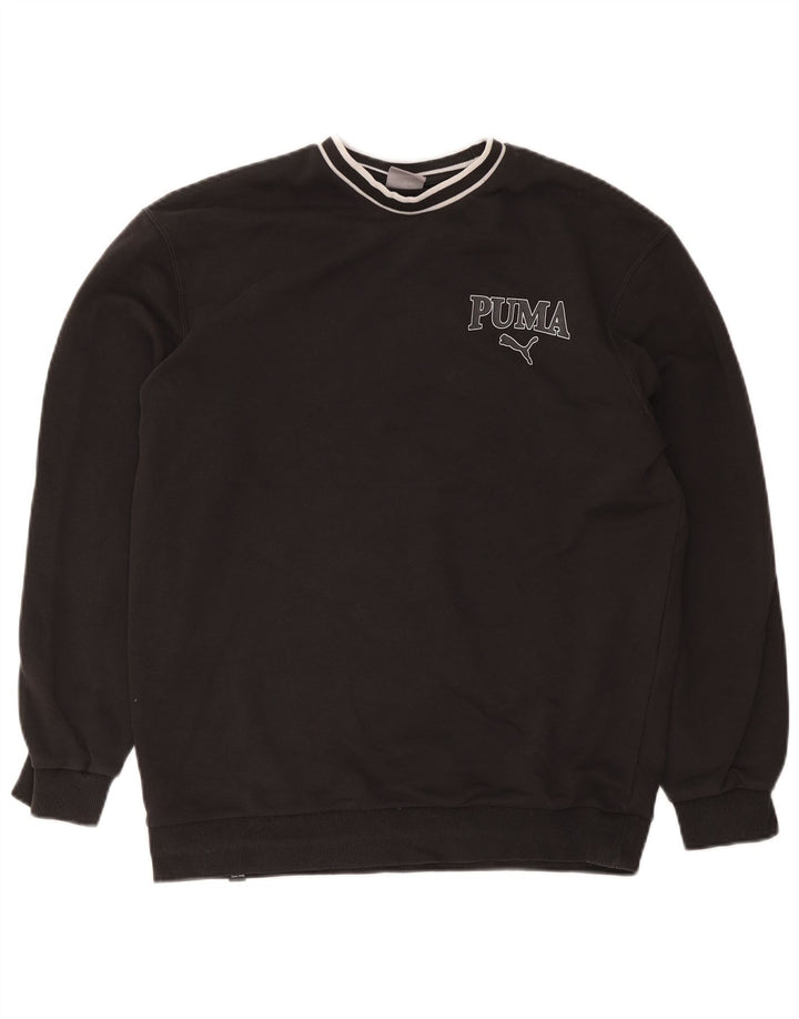 Puma Herren Grafik-Sweatshirt-Pullover Medium Schwarz Sport