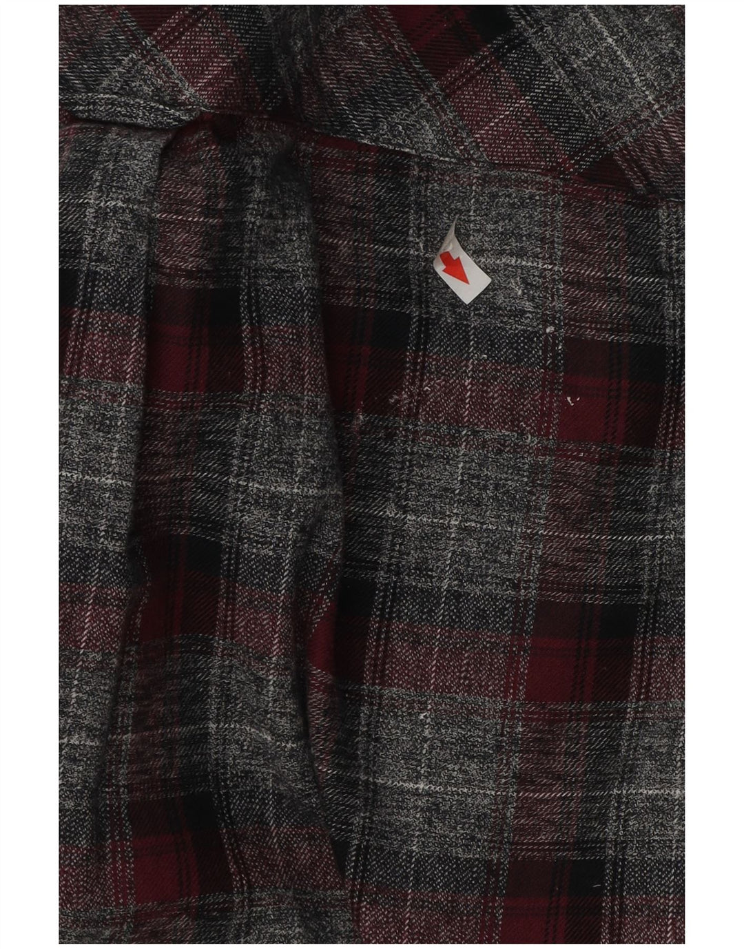 Marks & Spencer Herren-Flanellhemd mit maßgeschneiderter Passform, XL, grau kariert, Baumwolle