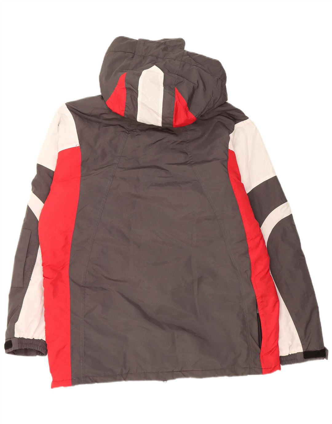 ALEX Damen-Windbreakerjacke mit Kapuze, UK 40, Größe L, Grau, Farbblock-Winter