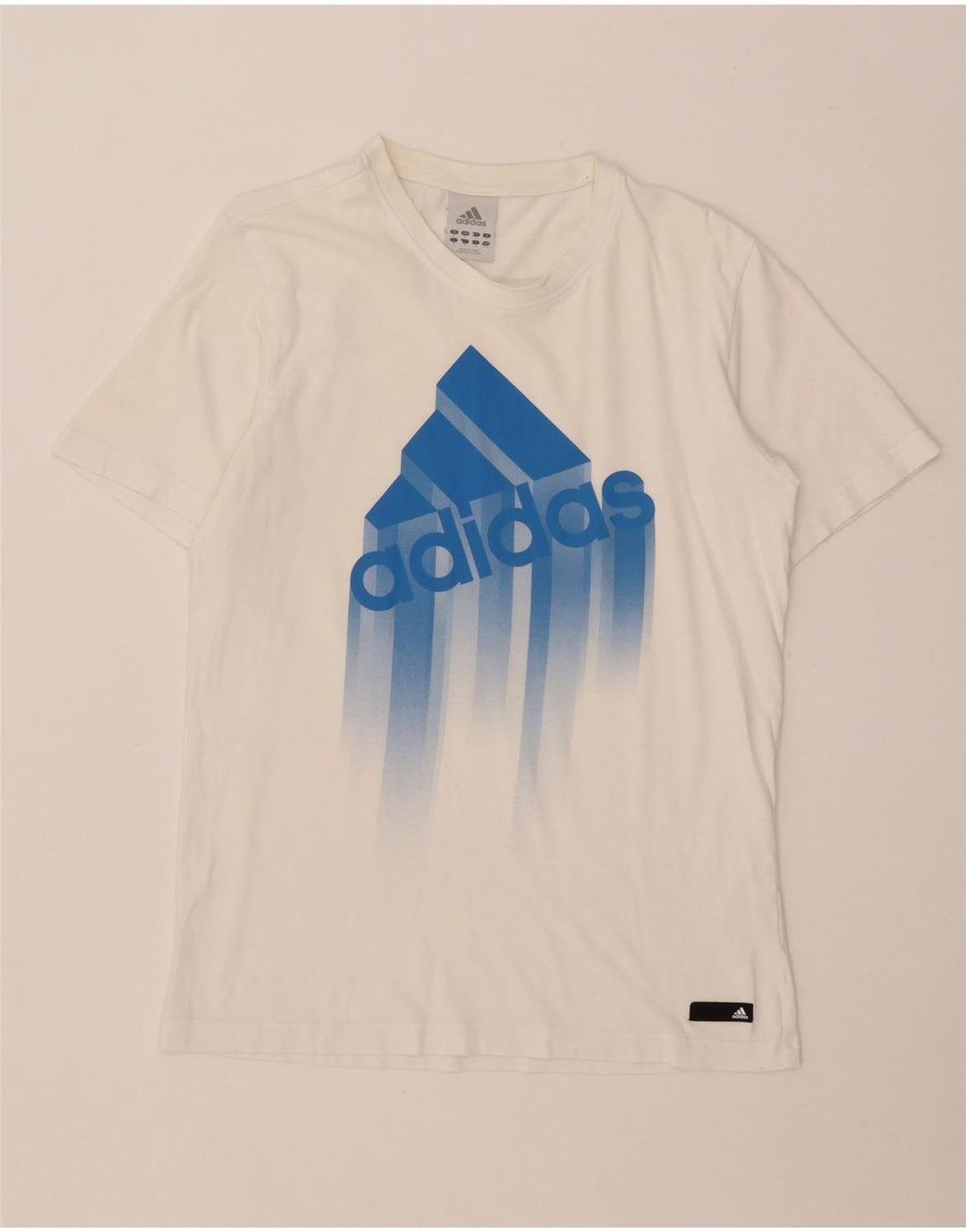 Adidas Herren Grafik T-Shirt Top Small Weiß
