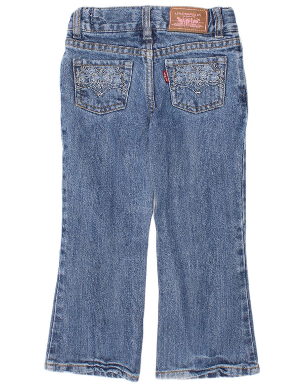 Levi's Bootcut-Jeans für Mädchen, 3–4 Jahre, W20, L15, blaue Baumwolle