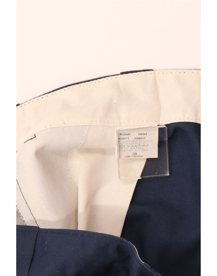 DICKIES Mens Cargo Shorts W38 XL Navy Blue Polyester