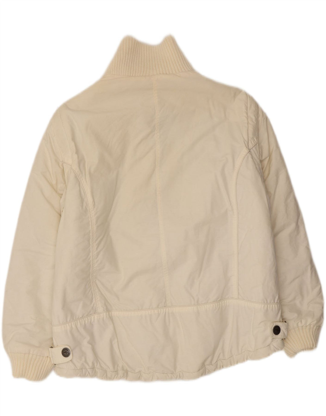 KANGAROOS Damen Wattierte Jacke UK 18 XL Weiße Baumwolle