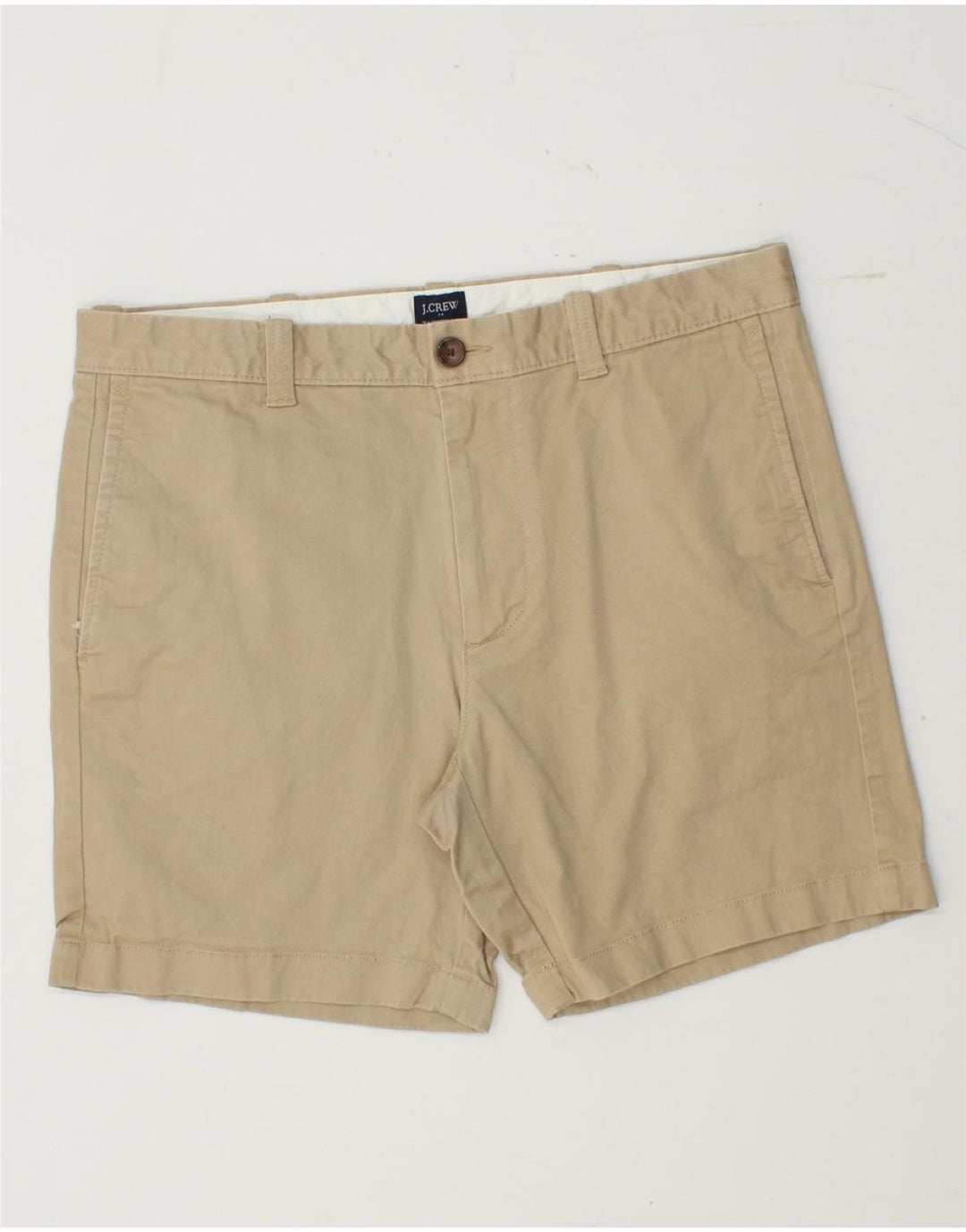 J. CREW Herren Chino-Shorts W32 Mittelbeige Baumwolle