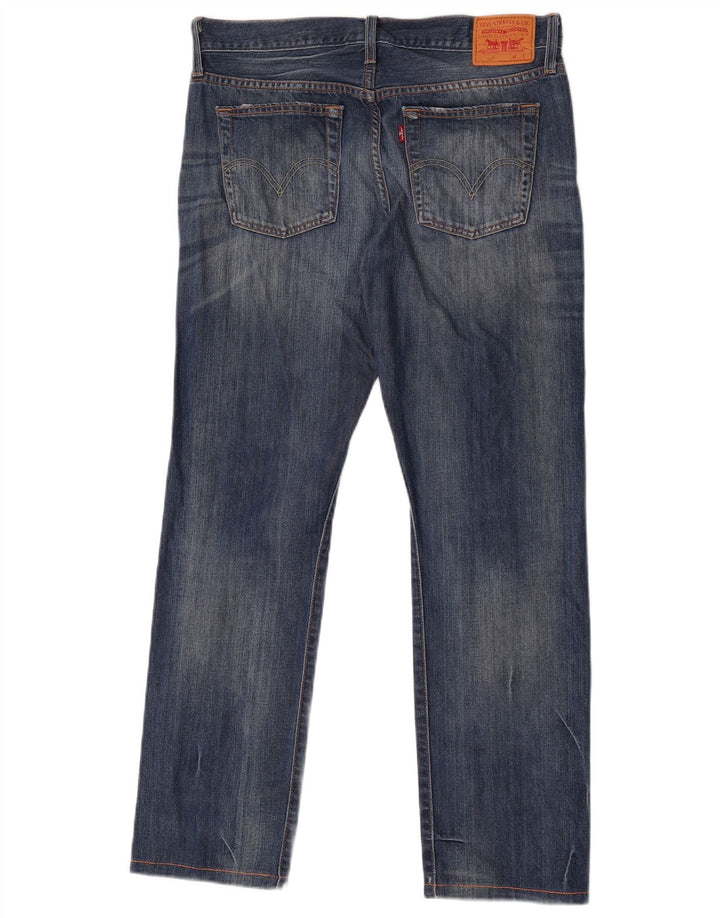 Levi's Herren 501 Distressed Straight Jeans W32 L29 Blau