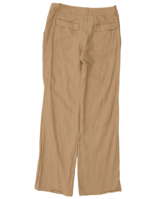 Marc O'Polo Damen Gerade Chinohose EU 38 Medium W32 L34 Beige Leinen