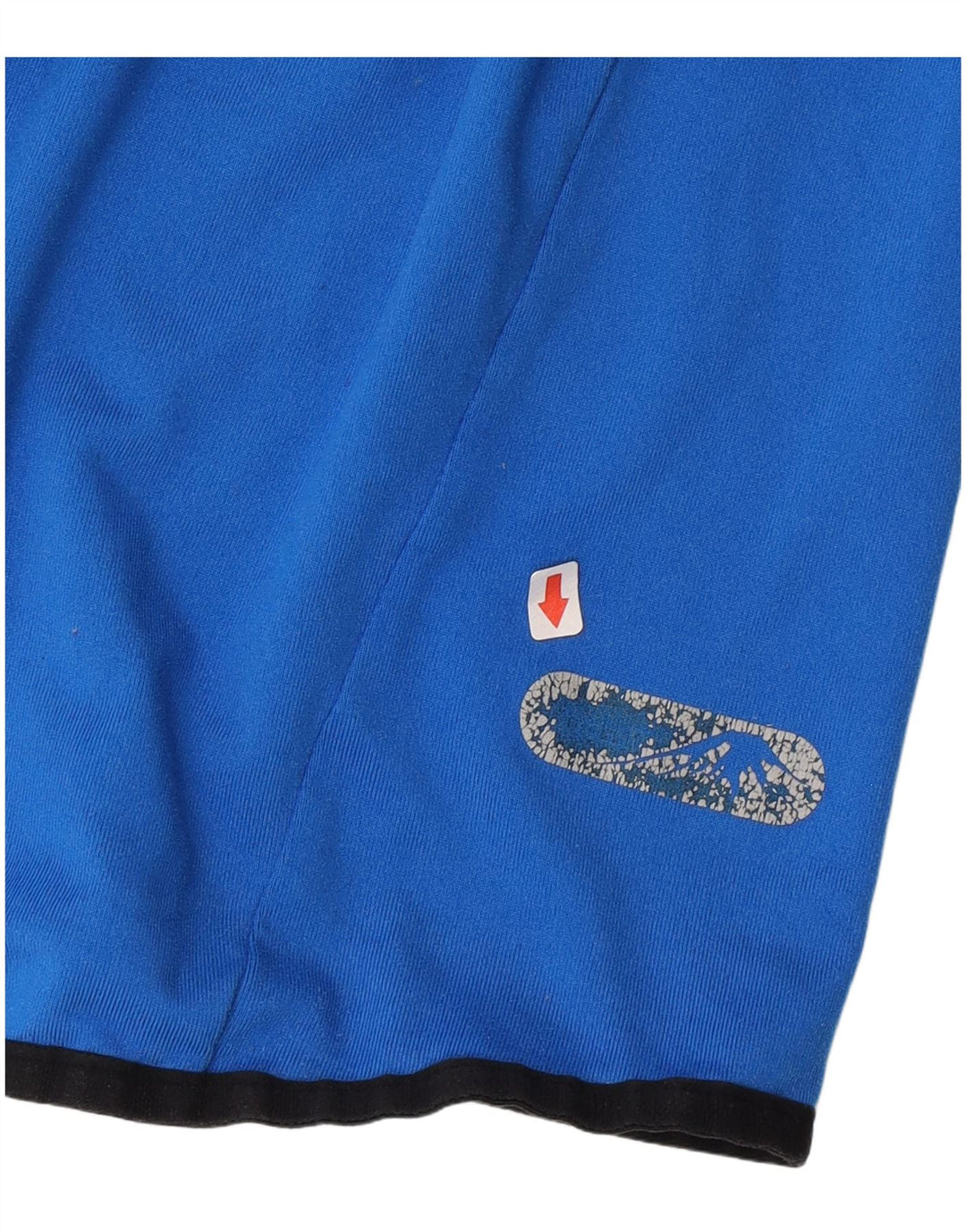 Asics Herren-Oberteil mit Kapuze und Reißverschluss, langärmlig, mittelblaues Polyester