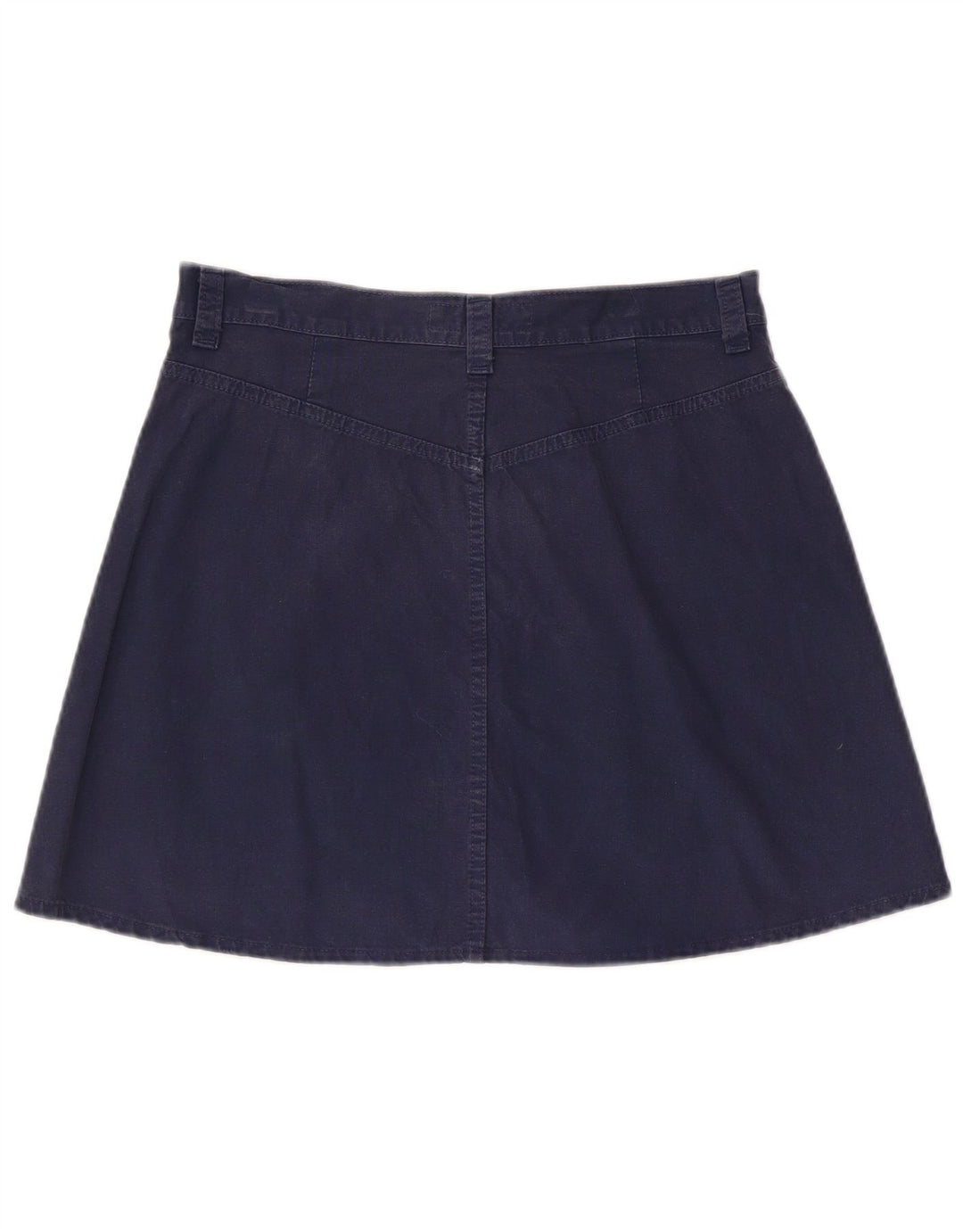 Replay Damen-Mini-A-Linien-Rock, Größe L, W30, Marineblau, Baumwolle