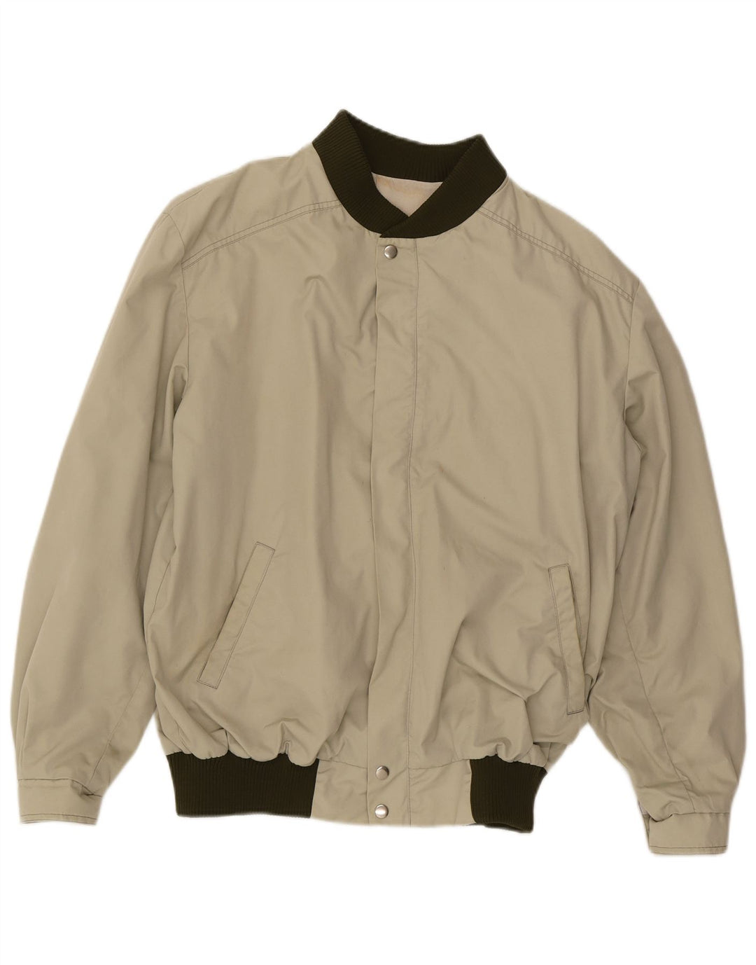 KRAS BRNO Mens Bomber Jacket UK 42 XL Beige