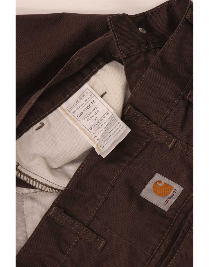 Carhartt Herren Regular Chino Shorts W32 Mittelbraunes Polyester