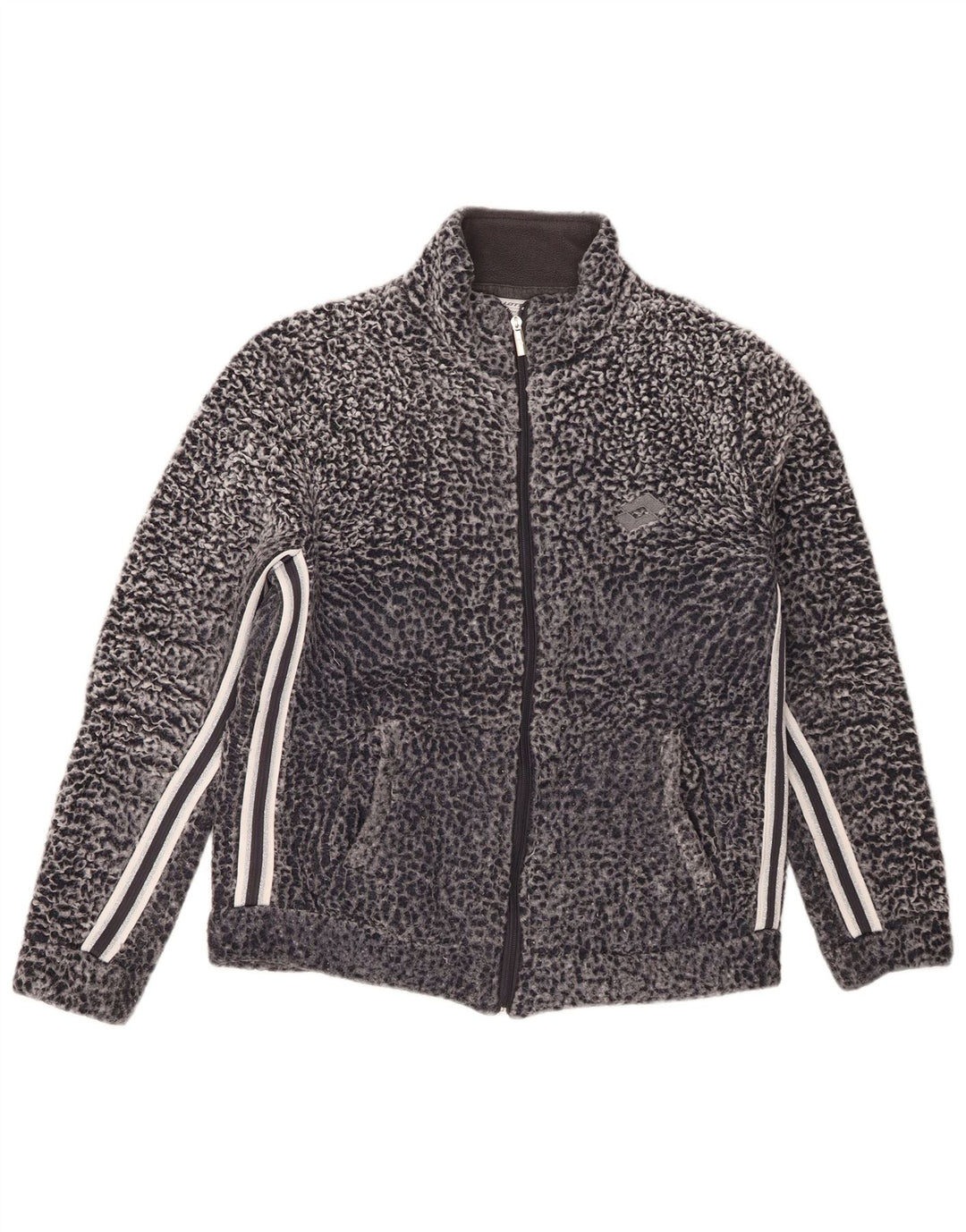 Lotto Damen Fleecejacke UK 16 Large Grau Polyester