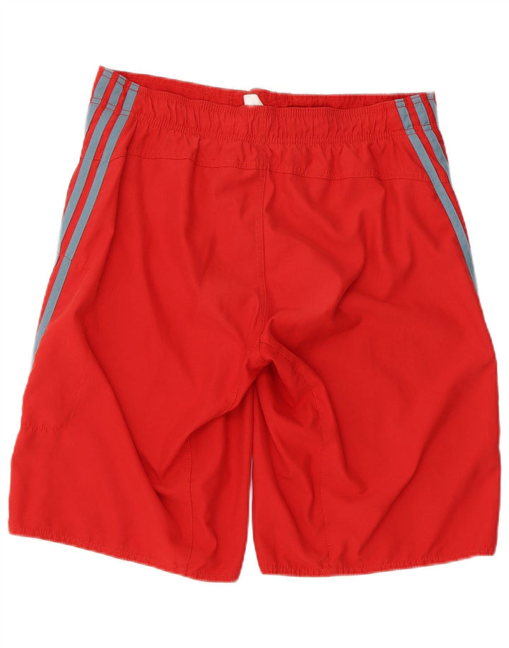 Adidas Herren Badeshorts Mittelrotes Polyester