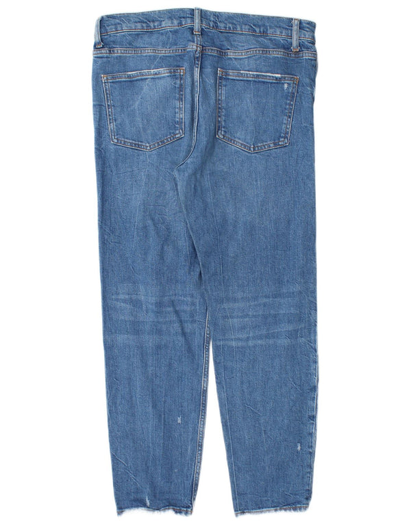 Zara Herren Straight Jeans EU 40 Mittel W31 L26 Blau