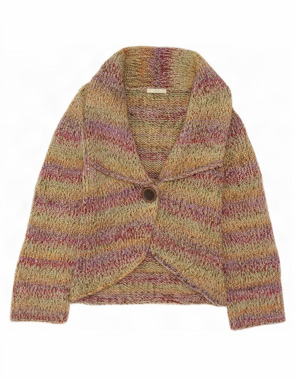 Marks & Spencer Damen-Cardigan-Pullover UK 12 Medium Mehrfarbig gestreift