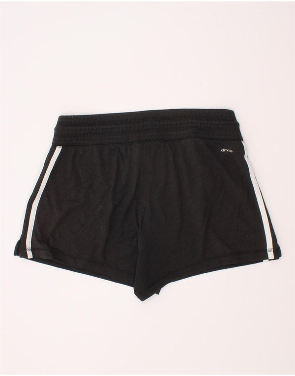 Adidas Damen Climalite Sport Shorts UK 8/10 Small Schwarz Polyester