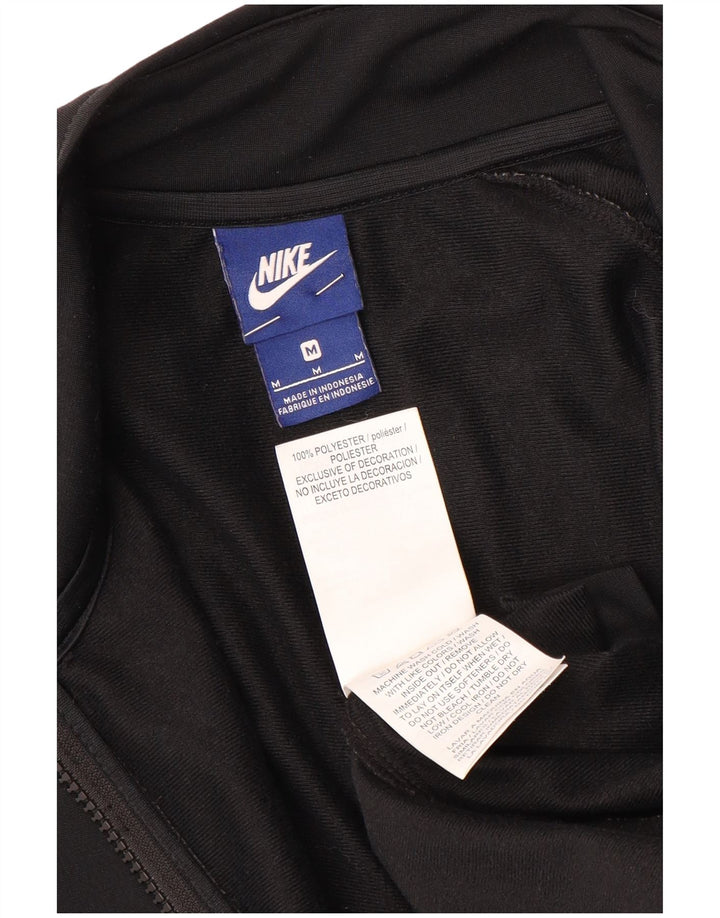 Nike Herren-Trainingsanzug-Oberjacke, Mittelschwarzes Polyester