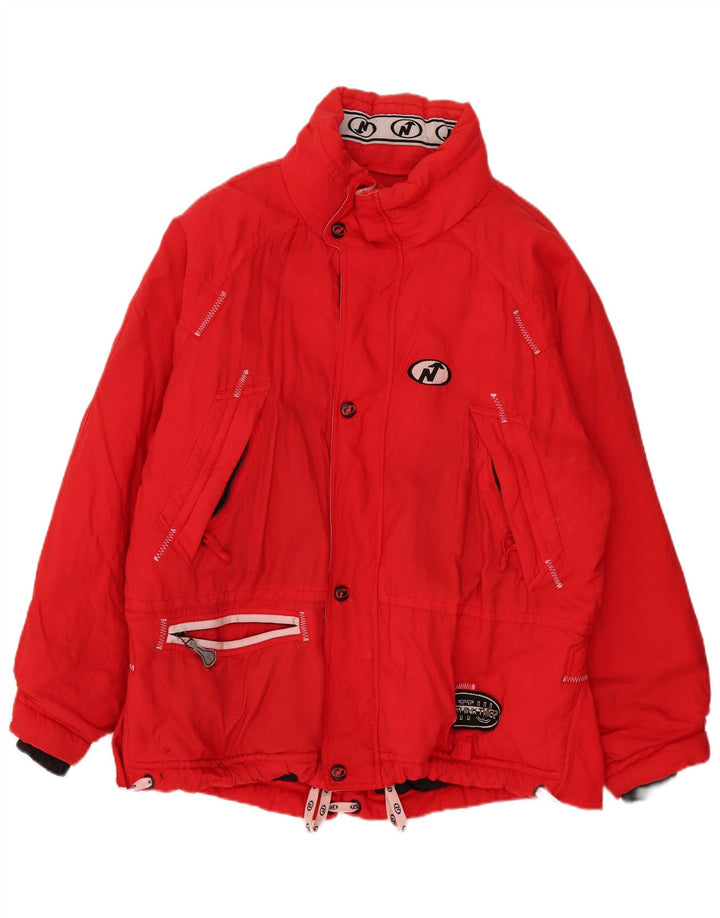 Nordica Herren-Skijacke mit Grafik, UK 40, Größe L, Rot, Polyamid