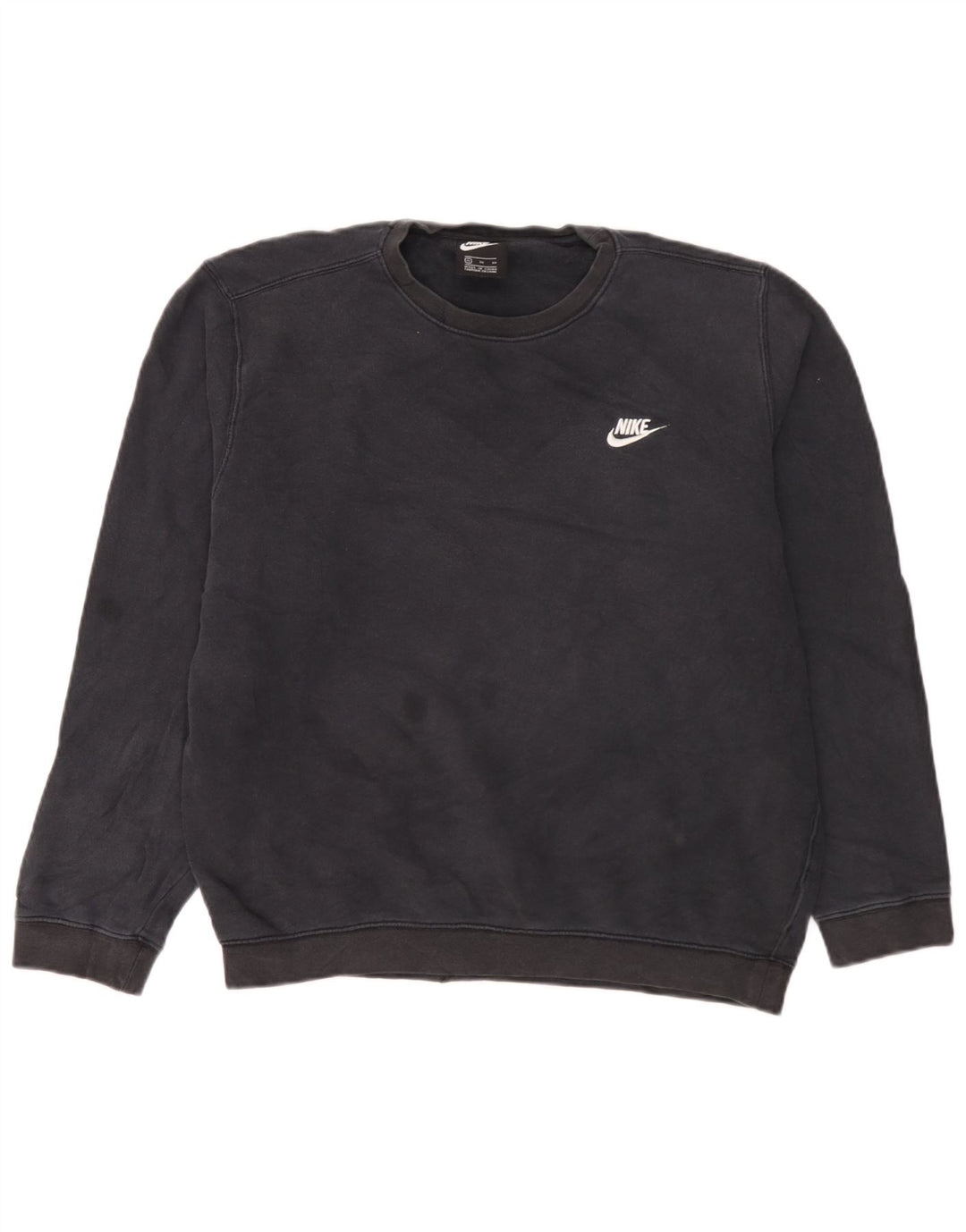Nike Herren Sweatshirt Pullover XL Schwarz Baumwolle